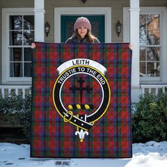 Leith Tartan Crest Quilt
