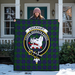 Lockhart Modern Tartan Crest Quilt