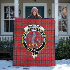 MacBean Tartan Crest Quilt