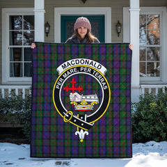 MacDonald Tartan Crest Quilt