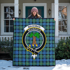 MacEwan Ancient Tartan Crest Quilt