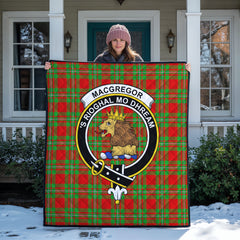 MacGregor Modern Tartan Crest Quilt