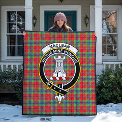 MacLean of Duart Modern Tartan Crest Quilt