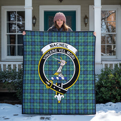 MacNeil of Colonsay Ancient Tartan Crest Quilt