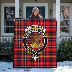 Majoribanks Tartan Crest Quilt