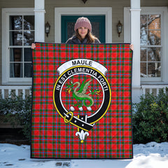 Maule Tartan Crest Quilt