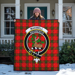 Maxwell Modern Tartan Crest Quilt