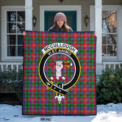 McCullough Tartan Crest Quilt
