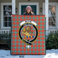 McFie Ancient Tartan Crest Quilt