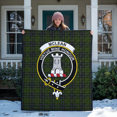 McLean Hunting Tartan Crest Quilt