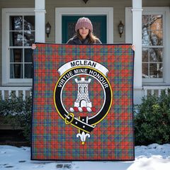 McLean of Duart Ancient Tartan Crest Quilt