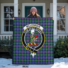 McLennan Ancient Tartan Crest Quilt