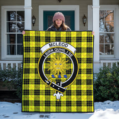 McLeod of Lewis Modern Tartan Crest Quilt