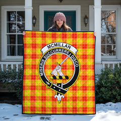McMillan Clan Tartan Crest Quilt