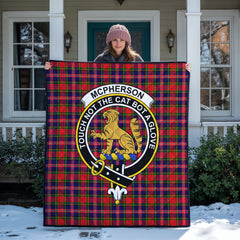 McPherson Modern Tartan Crest Quilt