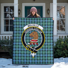 Melville Tartan Crest Quilt