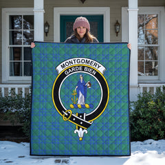 Montgomery Ancient Tartan Crest Quilt