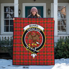 Munro Modern Tartan Crest Quilt