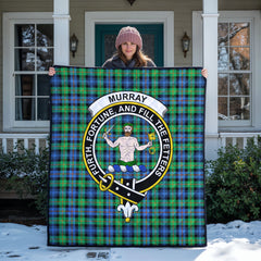 Murray of Atholl Ancient Tartan Crest Quilt