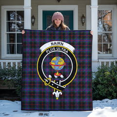 Nairn Tartan Crest Quilt