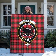 Nesbitt Modern Tartan Crest Quilt