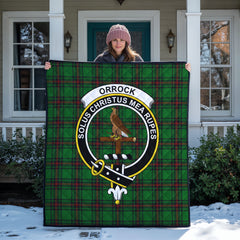Orrock Tartan Crest Quilt