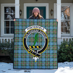 Porterfield Tartan Crest Quilt