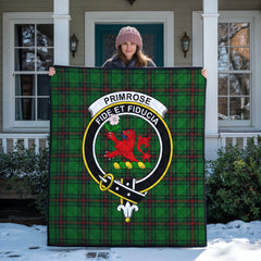 Primrose Tartan Crest Quilt