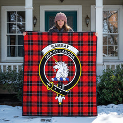 Ramsay Modern Tartan Crest Quilt