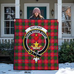 Rattray Modern Tartan Crest Quilt