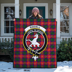 Riddell Tartan Crest Quilt