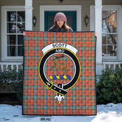Scott Ancient Tartan Crest Quilt
