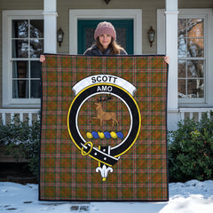 Scott Brown Modern Tartan Crest Quilt