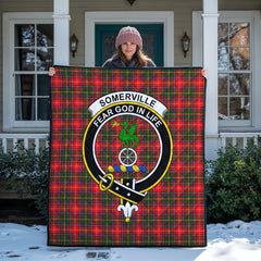 Somerville Tartan Crest Quilt