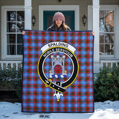 Spalding Tartan Crest Quilt