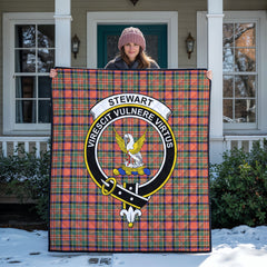 Stewart Royal Ancient Tartan Crest Quilt