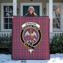 Straiton Tartan Crest Quilt
