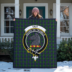 Tait Tartan Crest Quilt