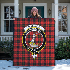 Wallace Weathered Tartan Crest Quilt