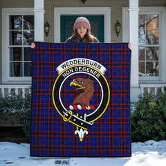 Wedderburn Tartan Crest Quilt