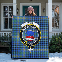 Weir Ancient Tartan Crest Quilt