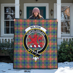 Wilson Ancient Tartan Crest Quilt