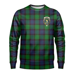 Stewart Old Modern Tartan Crest Sweatshirt