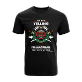 MacPhail Tartan Crest T-shirt - I'm not yelling style