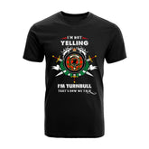Turnbull Tartan Crest T-shirt - I'm not yelling style