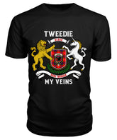 Tweedie Tartan Crest 2D T-shirt - Blood Runs Through My Veins Style