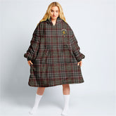 Nicolson Hunting Weathered Tartan Hoodie Blanket