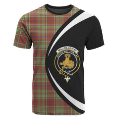 MacGillivray Hunting Ancient Tartan Crest T-shirt - Circle Style