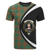 Menzies Green Ancient Tartan Crest T-shirt - Circle Style