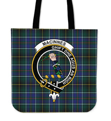 MacInnes Modern Tartan Crest Tote Bag